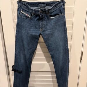 Diesel 34x30 Men's Blue Jeans